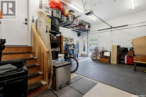 63 Margaret Street, Katepwa Beach, SK - Indoor Photo Showing Garage