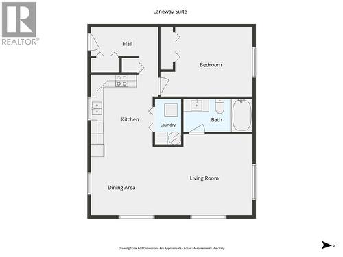 Laneway Home Floor Plan - 1708 Slocan Crescent, Nelson, BC 