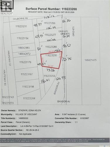 601 Colborne Avenue, Viscount, SK 