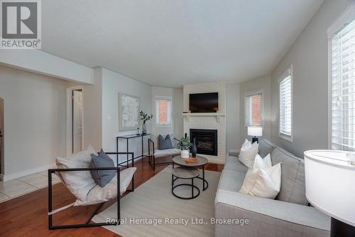 FAMILY ROOM - 16 Donald Wilson Street, Whitby (Rolling Acres), ON - Indoor Photo Showing Living Room With Fireplace