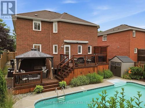 BACKYARD - 16 Donald Wilson Street, Whitby (Rolling Acres), ON - Outdoor With In Ground Pool With Deck Patio Veranda With Exterior