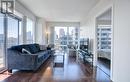 2015 - 460 Adelaide Street E, Toronto, ON  - Indoor Photo Showing Living Room 