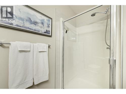 Shower in main bathroom - 1960 Enterprise Way Unit# 412, Kelowna, BC - Indoor Photo Showing Bathroom