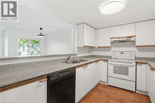 2530 Northampton Boulevard Unit# 65, Burlington, ON - Indoor Photo Showing Kitchen With Double Sink