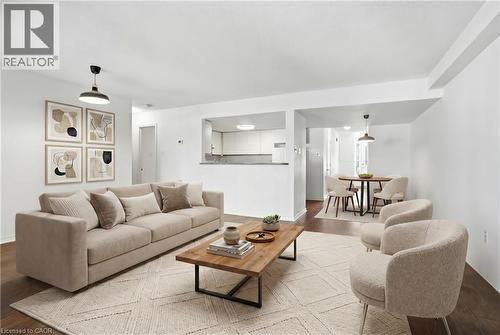 VIRTUALLY STAGED - 2530 Northampton Boulevard Unit# 65, Burlington, ON - Indoor Photo Showing Living Room
