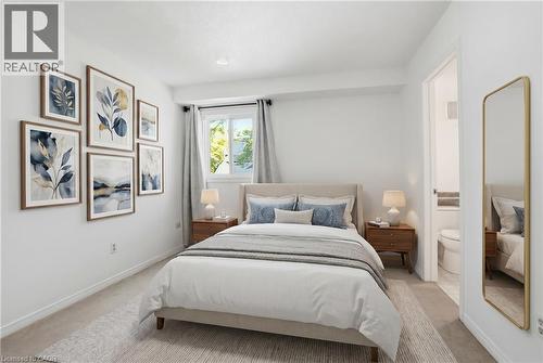 VIRTUALLY STAGED - 2530 Northampton Boulevard Unit# 65, Burlington, ON - Indoor Photo Showing Bedroom