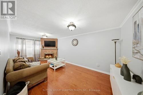 276 Lech Walesa Drive, Mississauga, ON - Indoor Photo Showing Living Room With Fireplace