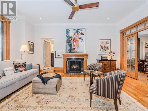 80 London Road W, Guelph (Exhibition Park), ON - Indoor Photo Showing Living Room With Fireplace