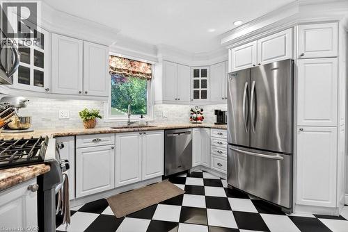 1398 Baldwin Street, Burlington, ON - Indoor Photo Showing Kitchen With Stainless Steel Kitchen With Upgraded Kitchen