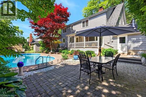 1398 Baldwin Street, Burlington, ON - Outdoor With In Ground Pool With Deck Patio Veranda