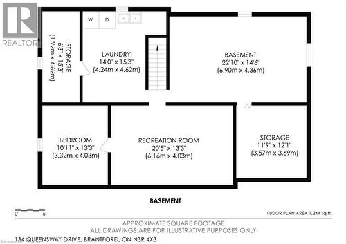 Floor plan - 134 Queensway Drive, Brantford, ON 