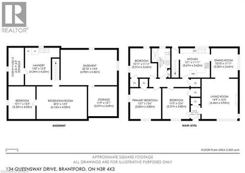 Floor plan - 134 Queensway Drive, Brantford, ON 