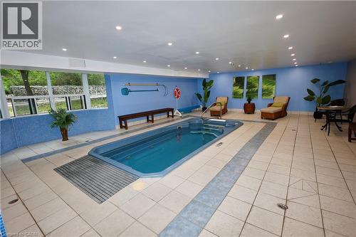 55 Green Valley Drive Unit# 404, Kitchener, ON - Indoor Photo Showing Other Room With In Ground Pool
