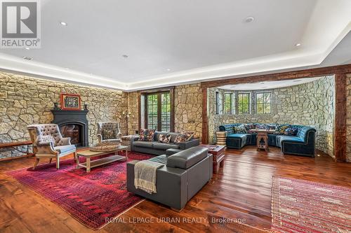 105 King Hills Lane, King, ON - Indoor Photo Showing Living Room With Fireplace