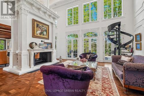 105 King Hills Lane, King, ON - Indoor Photo Showing Living Room With Fireplace