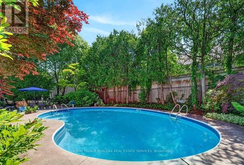 1398 Baldwin Street, Burlington, ON - Outdoor With In Ground Pool With Backyard