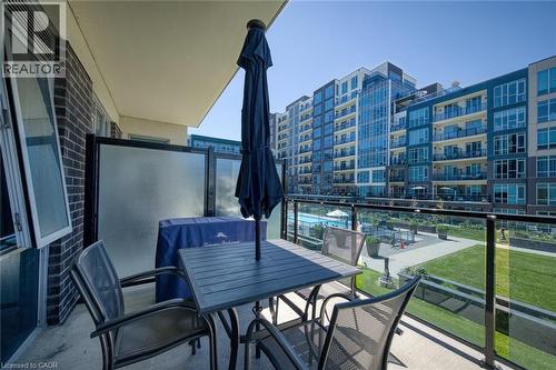 16 Concord Place Unit# 209, Grimsby, ON - Outdoor With Balcony With Deck Patio Veranda