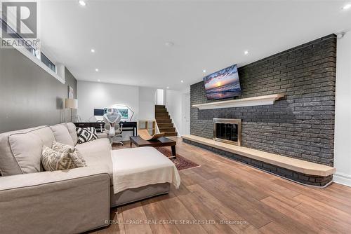4163 Lakeshore Road, Burlington, ON - Indoor With Fireplace