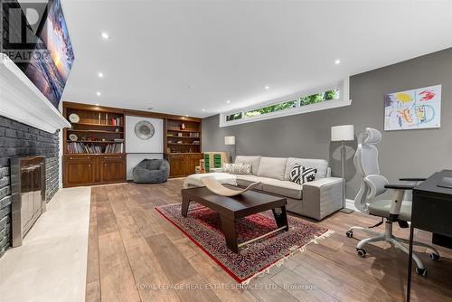 4163 Lakeshore Road, Burlington, ON - Indoor With Fireplace