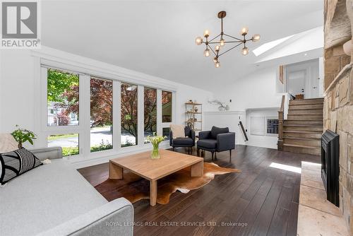 4163 Lakeshore Road, Burlington, ON - Indoor Photo Showing Other Room With Fireplace