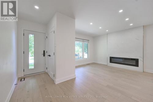 Built in Electric Fireplace - 18 Celestine Drive, Toronto, ON 