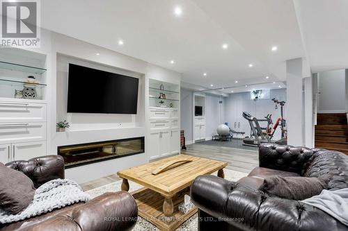 3456 Liptay Avenue, Oakville, ON - Indoor Photo Showing Living Room With Fireplace