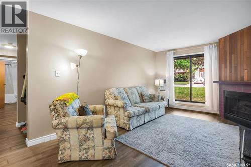 612 310 Stillwater Drive, Saskatoon, SK - Indoor Photo Showing Living Room With Fireplace