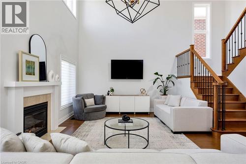3456 Liptay Avenue, Oakville, ON - Indoor Photo Showing Living Room With Fireplace