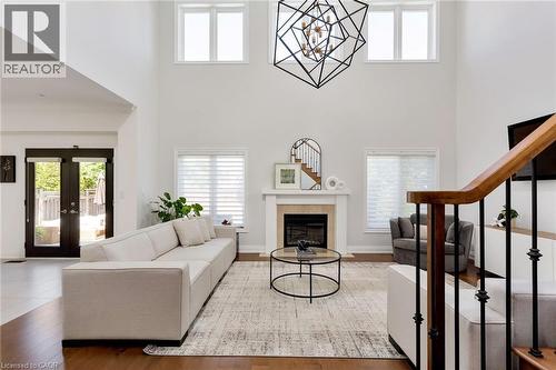 3456 Liptay Avenue, Oakville, ON - Indoor Photo Showing Living Room With Fireplace