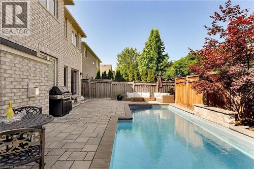 3456 Liptay Avenue, Oakville, ON - Outdoor With In Ground Pool With Deck Patio Veranda
