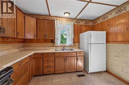 13 Brant Street, Hamilton, ON - Indoor Photo Showing Kitchen With Double Sink