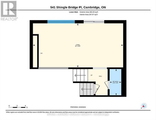 Floor Plan (Lower Level) - 541 Shingle Bridge Place, Cambridge, ON - Other