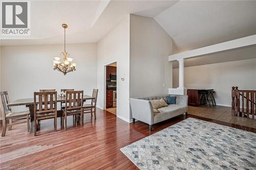 Vaulted ceilings and open living area - 44 Mcnichol Drive, Cambridge, ON - Indoor
