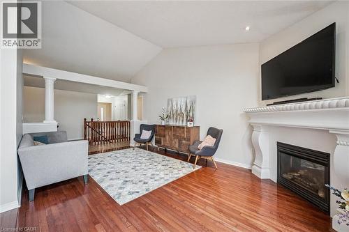 44 Mcnichol Drive, Cambridge, ON - Indoor Photo Showing Living Room With Fireplace