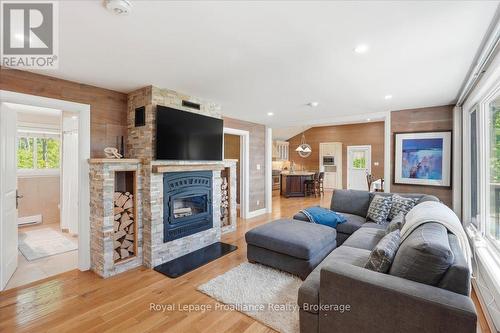 304 Lakeview Lane, Tweed (Hungerford (Twp)), ON - Indoor Photo Showing Living Room With Fireplace