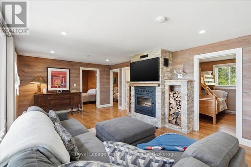 304 Lakeview Lane, Tweed (Hungerford (Twp)), ON - Indoor Photo Showing Living Room With Fireplace