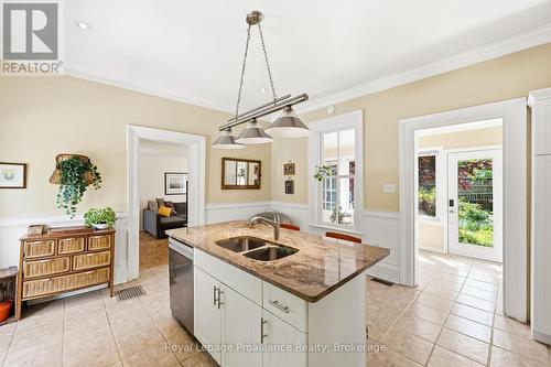 65 Prince Edward Street, Brighton, ON - Indoor Photo Showing Kitchen With Double Sink