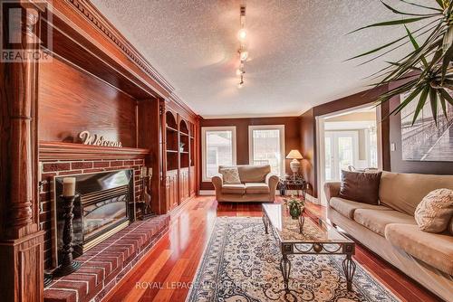 48 Lennox Crescent, Kitchener, ON - Indoor Photo Showing Living Room With Fireplace