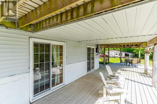 Covered Porch - 1123 Balmoral Lane, Highlands East (Glamorgan), ON - Outdoor With Deck Patio Veranda With Exterior