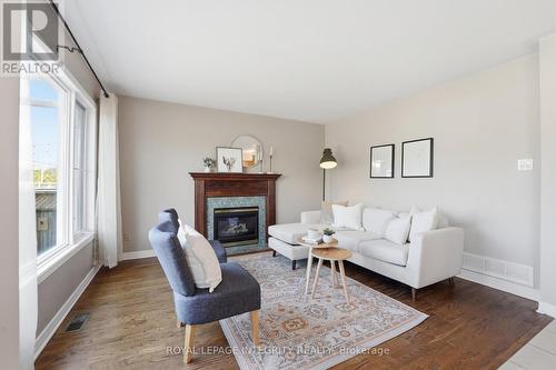 15 Halkirk Avenue, Ottawa, ON - Indoor Photo Showing Living Room With Fireplace