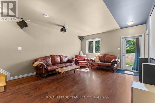 Basement theatre room - 1622 Concession 4B, Lanark Highlands, ON - Indoor Photo Showing Living Room