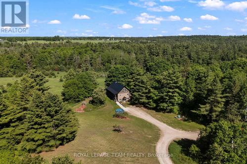 Ariel view of home and property - 1622 Concession 4B, Lanark Highlands, ON - Outdoor With View