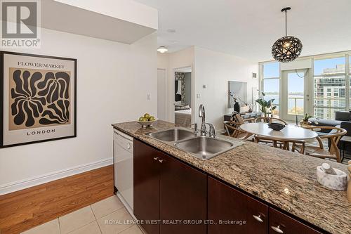 #1510 - 35 Mariner Terrace, Toronto, ON - Indoor Photo Showing Kitchen With Double Sink