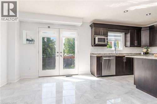 357 Parkvale Drive, Kitchener, ON - Indoor Photo Showing Kitchen With Upgraded Kitchen