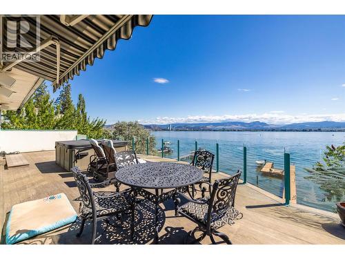 2387 Campbell Road, West Kelowna, BC - Outdoor With Body Of Water With Deck Patio Veranda With View
