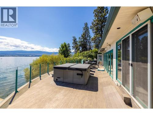 2387 Campbell Road, West Kelowna, BC - Outdoor With Body Of Water With Deck Patio Veranda With Exterior