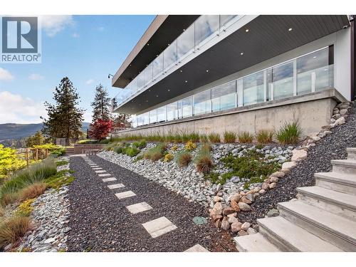 All landscaping is serviced by a hidden automated irrigation system with weather sensing and full phone control capability. - 5835 Vicary Road, Peachland, BC 