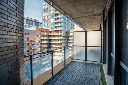 Balcony - 704-1025 Rue De La Commune E., Montréal (Ville-Marie), QC - Outdoor With Balcony With Exterior
