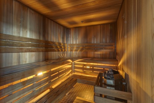 Sauna - 704-1025 Rue De La Commune E., Montréal (Ville-Marie), QC - Indoor Photo Showing Other Room