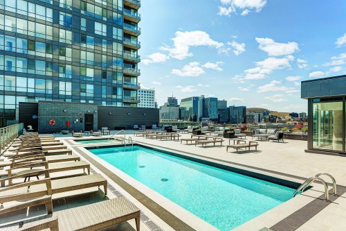 Pool - 704-1025 Rue De La Commune E., Montréal (Ville-Marie), QC - Outdoor With In Ground Pool